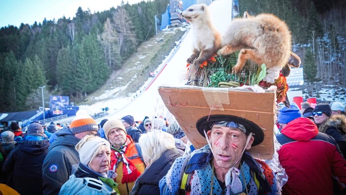 Das war die auffälligste Kopfbedeckung am Kulm.