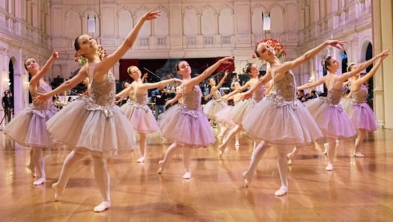 Junge Balletttänzerinnen der Oper Graz (Bild: Christian Jauschowetz)