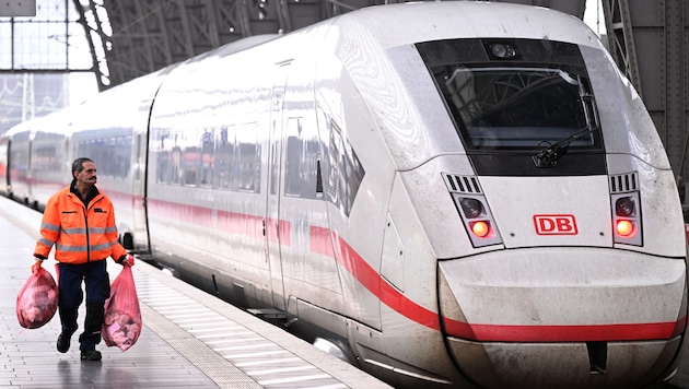 Ein Zug der Deutschen Bahn (Bild: AFP)