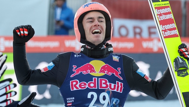 Stefan Kraft kürte sich am Kulm im Jänner 2024 zum Skiflug-Weltmeister. Im kommenden Winter wird auf der steirischen Monsterschanze aber nicht geflogen. (Bild: GEPA pictures)