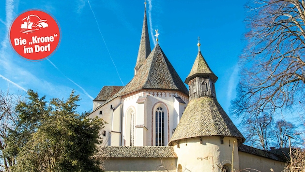 Die Kapelle der Wallfahrtskirche beherberg die Gnadenstatue (Bild: Dieter Arbeiter)