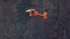 Helikopter brachte Notarzt zur Unfallstelle (Bild: Markus Leitner/BRK)