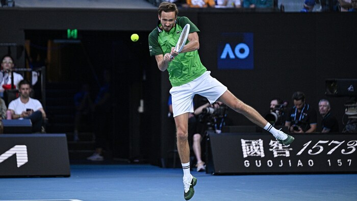 Daniil Medwedew hat den Titel nach zwei gewonnenen Sätzen verloren.