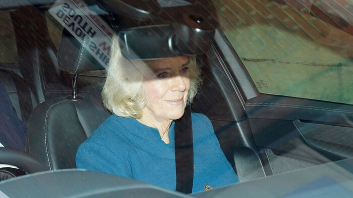 Camilla besuchte Charles auch am Sonntag wieder in der London Clinic.