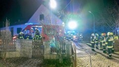 Ein Großaufgebot an Einsatzkräften der Feuerwehr kämpfte in Altschlaining gegen einen Brand in ...