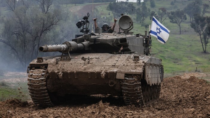 Israeli soldiers in the Gaza Strip