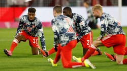 Das gibt‘s ja nicht! Kingsley Coman (li.) hat sich erneut verletzt. Ist nun sogar ein Karriereende ein Thema? (Bild: APA/AFP/MICHAELA STACHE)