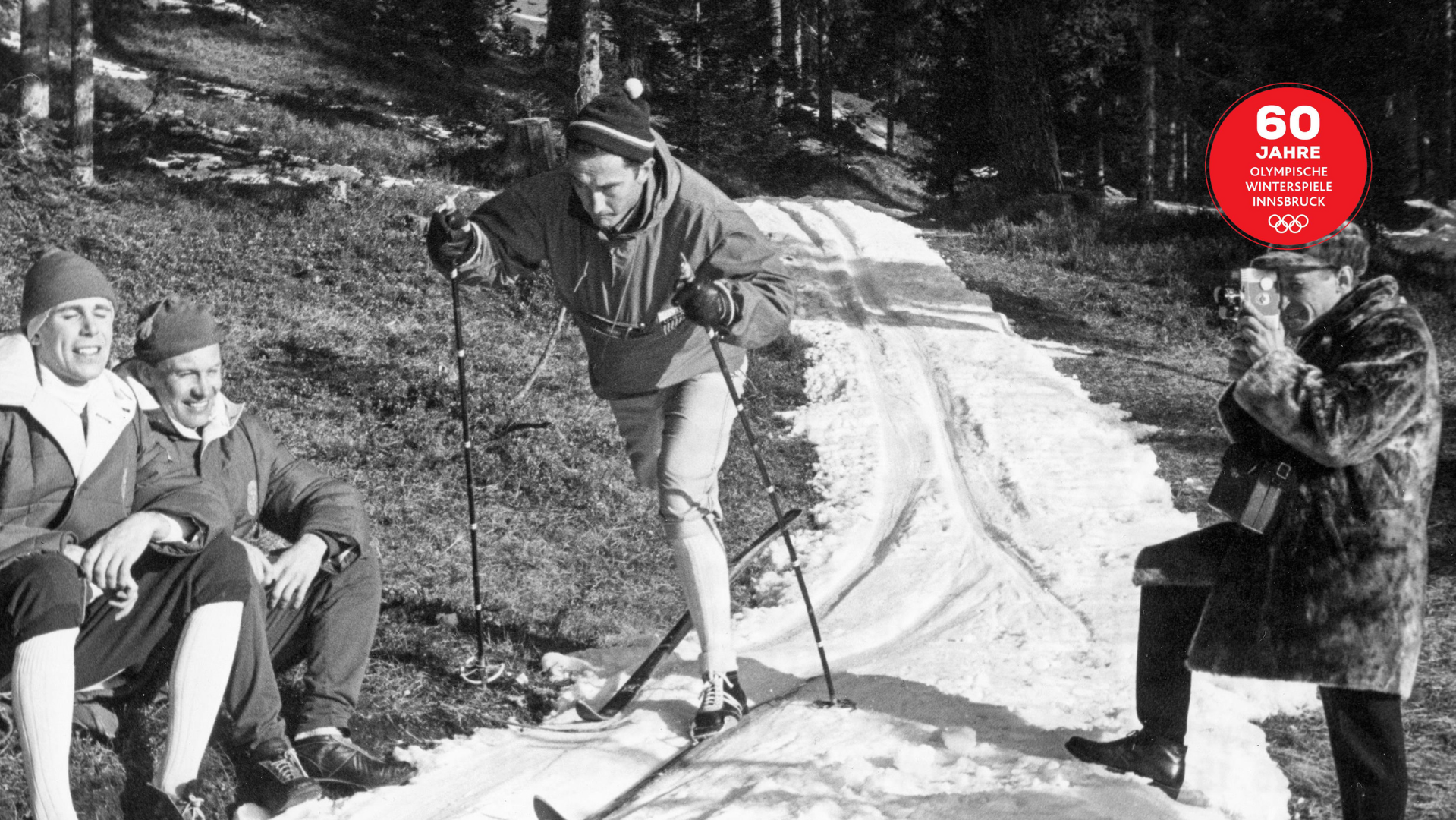Auf schmalen Schneebändern durch die Wälder fanden die Olympia-Langlaufbewerbe statt. (Bild: Votava)