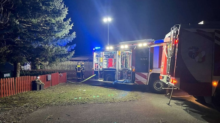 Die Feuerwehr konnte den Brand schnell löschen.