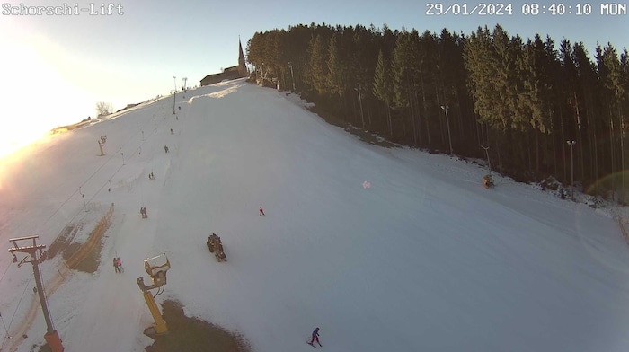 Der „Schorschi Lift“ hat noch genug Schnee