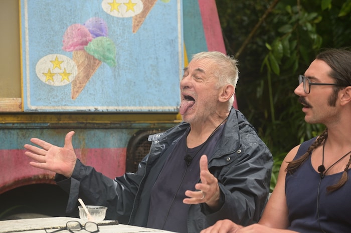 Heinz Hoenig bei der Dschungelprüfung.