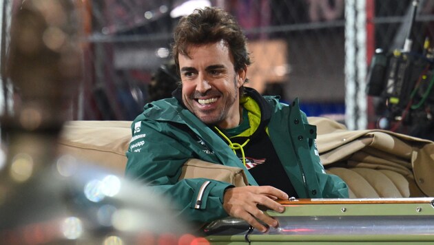 Aston-Martin-Pilot Fernando Alonso (Bild: APA/AFP/ANGELA WEISS)