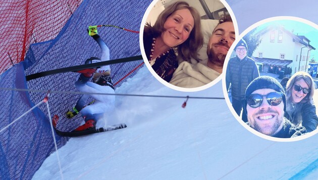 „Familie ist alles!“ Die Eltern von Aleksander Aamodt Kilde kümmern sich um den Ski-Star. (Bild: GEPA, instagram.com/kristinaamodtkilde)