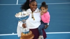 Serena Williams mit Tocher Alexis Olympia (Bild: Phil Walter)