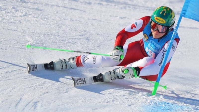 Jetzt läuft es für Vici Olivier, die ihre Comebacksaison nach Kreuzbandriss bestreitet, auch wieder im Riesentorlauf nach Wunsch. (Bild: GEPA pictures)