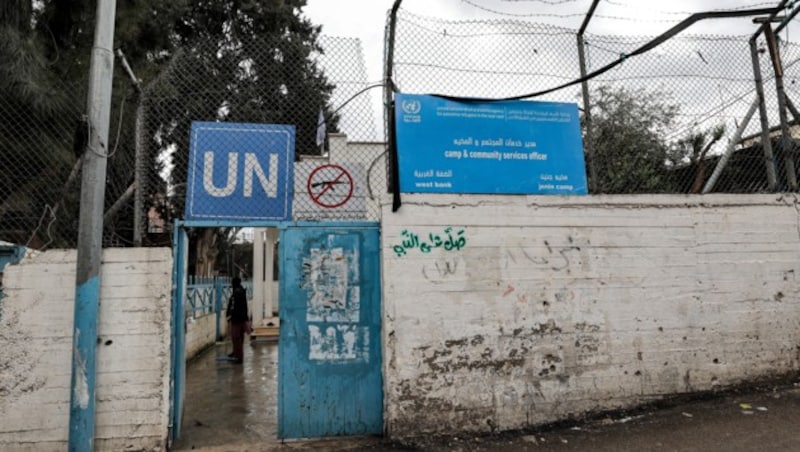 Eine Einrichtung der UNRWA im Westjordanland (Bild: AFP)