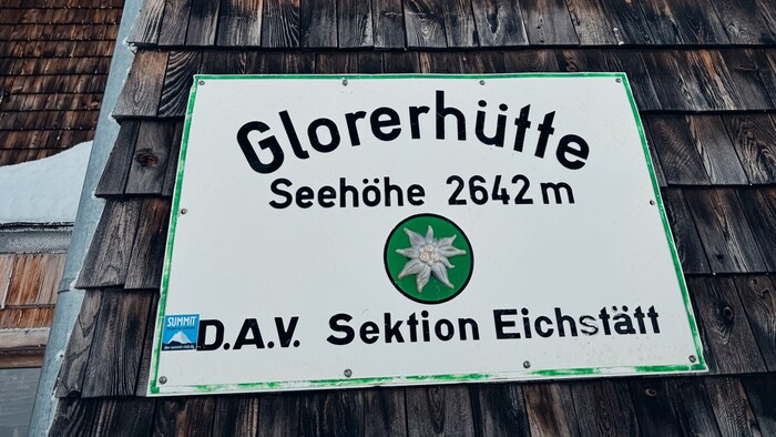 Die Glorer Hütte gehört der Sektion Eichstätt des Deutschen Alpenvereines.