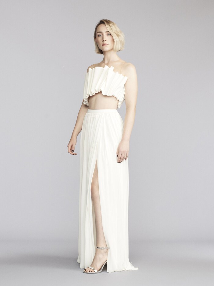 Saoirse Ronan in einem Kleid von Louis Vuitton