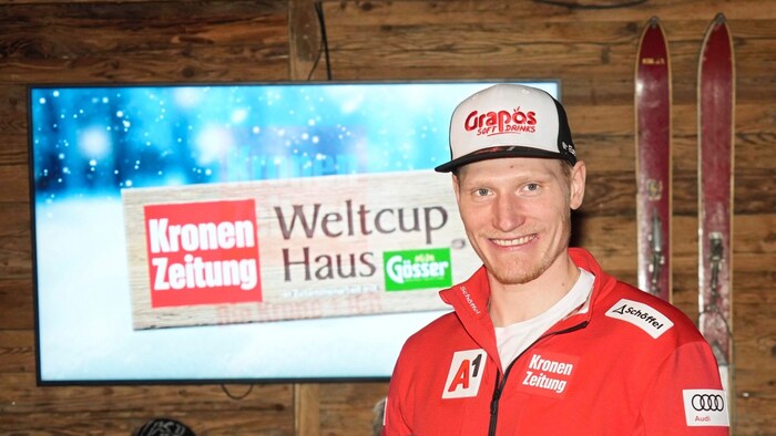 Stefan Babinsky kam nach der Abfahrt vorbei.