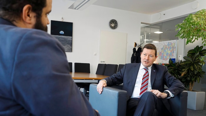Martin Selmayr im Interview mit „Krone“-Redakteur Clemens Zavarsky
