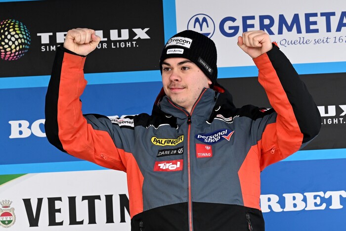 Noah Kallan war vergangene Saison im Junioren-Weltcup erfolgreich.