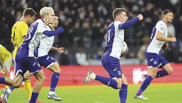 VAR-Fehler! Anderlecht jubelte zu früh, jetzt gibt es eine Neuaustragung. (Bild: AFP)