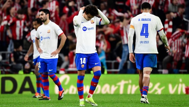 Für Barcelona läuft die Saison nicht wie gewünscht. (Bild: APA/AFP/ANDER GILLENEA)