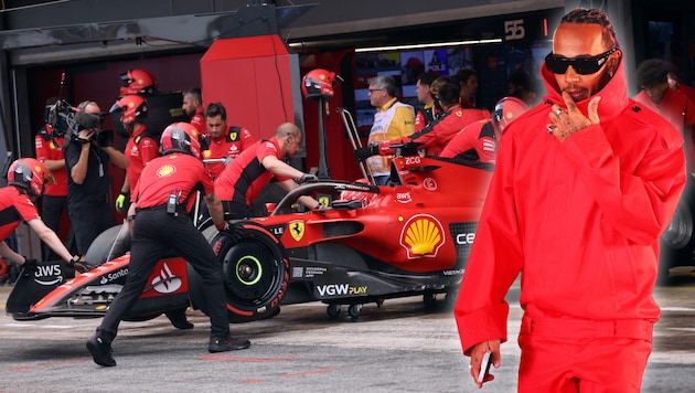 Lewis Hamilton wechselt nach der Saison 2024 zu Ferrari. (Bild: APA/AFP/GETTY IMAGES/Jared C. Tilton, POOL/NACHO DOCE)