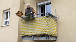 Die Salzburger Wohnbaugenossenschaft GSWB zeigt seit Jahren nur überschaubares Interesse an einer Balkon-Sanierung von Herrn Karl in Gnigl (Bild: Tschepp Markus)