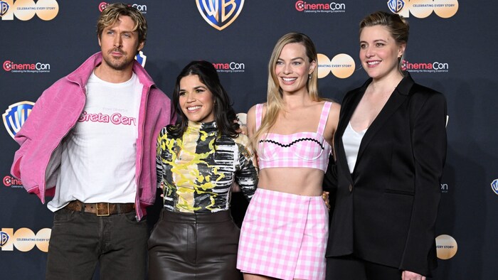 Ryan Gosling, America Ferrera, Margot Robbie und Greta Gerwig