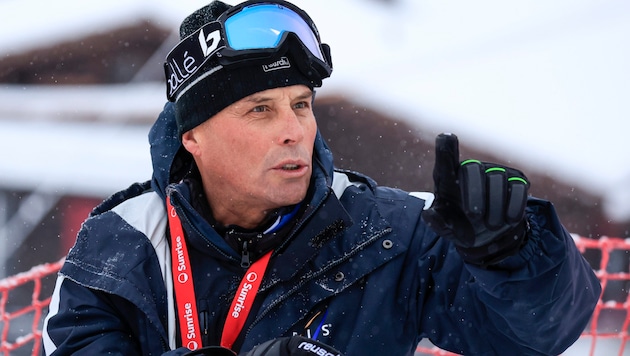 For FIS Chief Race Director Markus Waldner, three helicopter missions in Kitzbühel are simply too many. (Bild: GEPA pictures)