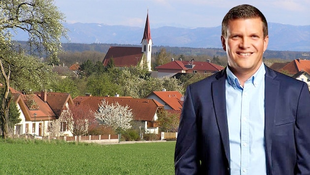 In der 700-Einwohner-Gemeinde Holzhausen (Oberösterreich) sitzt der Schock nach dem Tod von Bürgermeister Andreas Ströbitzer tief. (Bild: zVG, Krone KREATIV,)