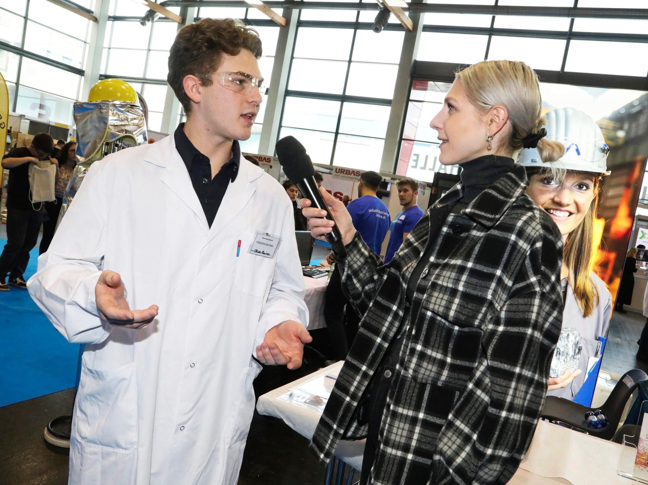 Lehrlinge im Interview.