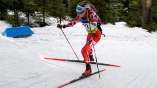 Wilma Anhaus kommt erstmals in der zweiten Biathlon-Liga zum Einsatz. (Bild: IBU/Koksarovs)