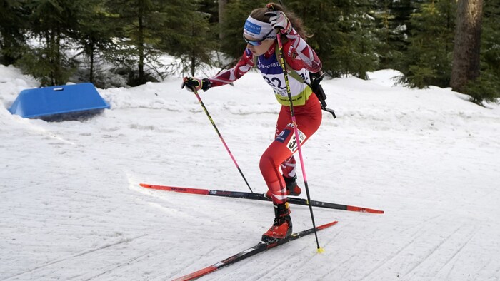 Wilma Anhaus stürmte mit Laufbestzeit zu Platz zwei im Einzel von Jakuszyce.