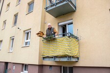 Rost am Balkon wie bei Norbert Karl ist nur ein Problem, mit dem Gswb-Mieter zu tun haben (Bild: Markus Tschepp)
