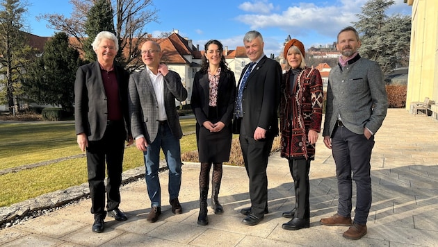 Experten am runden Tisch: Werner Prutsch, Martin Fellendorf, Sandra Krautwaschl, Karl Steininger, Gerlind Weber und Markus Frewein (von links nach rechts).