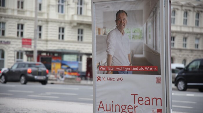 Wahlplakat Team Auinger.