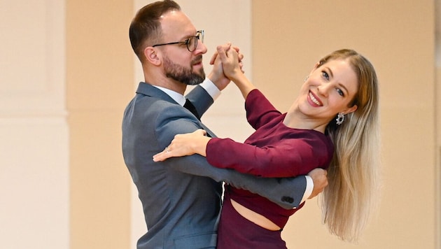 Maria Angelini-Santner und Christoph Santner sind die Choreografen der Eröffnung des Wiener Opernballs.  (Bild: Markus Wenzel)
