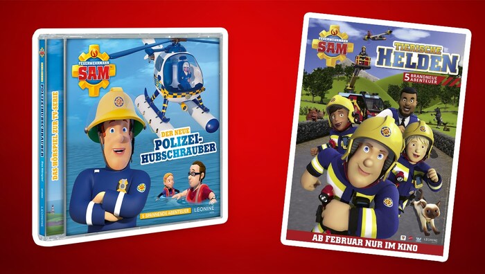 Zum Kinostart von „Feuerwehrmann Sam - Tierische Helden“ am 15.02. verlosen wir tolle ...