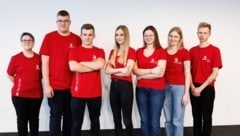 NÖ-Team: Charline Labes (li.), Christoph Kurz, Stefan Huber, Carina Kern, Lisa Draxlbauer, Lena Prinz und Manuel Bender (Bild: Florian Wieser)