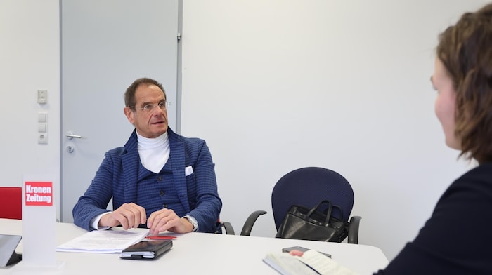 Manfred Jordan sprach für sein Vorstellungsinterview mit Redakteurin Nicole Greiderer über seine ...