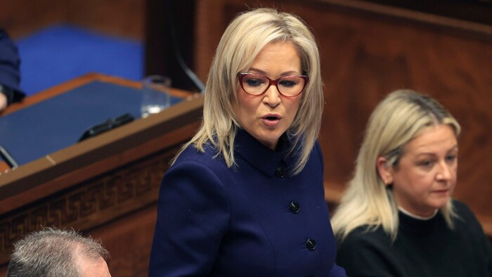 Mit Michelle O‘Neill (Bild) steht erstmals eine Katholikin an der Spitze der nordirischen ...