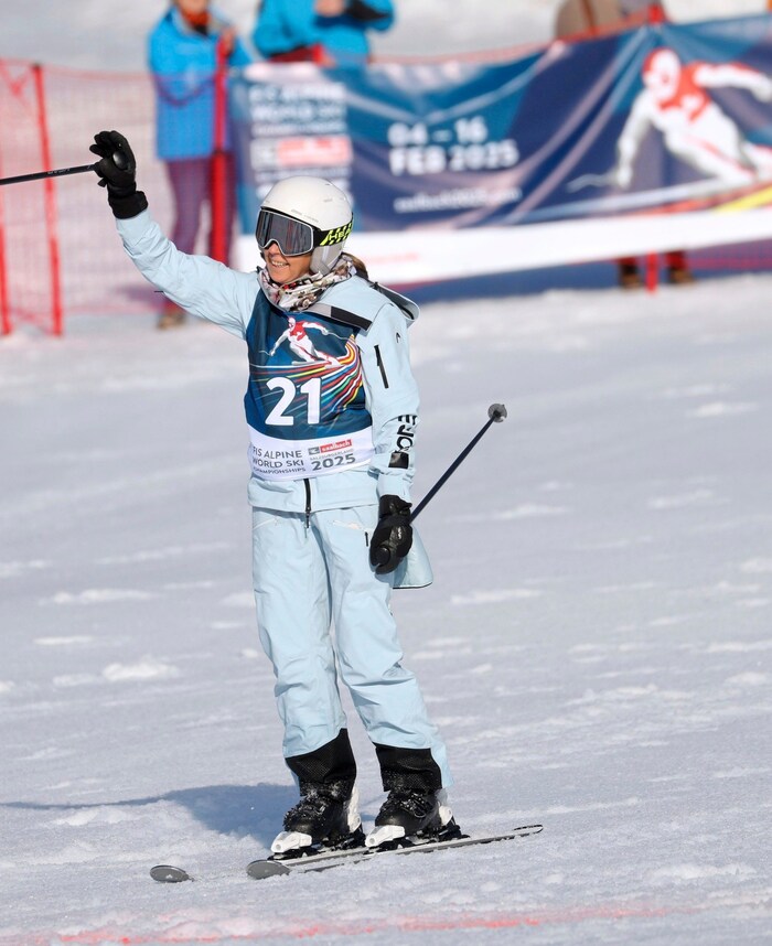Auch Anita Wachter genoss das Legenden-Rennen in Saalbach. 