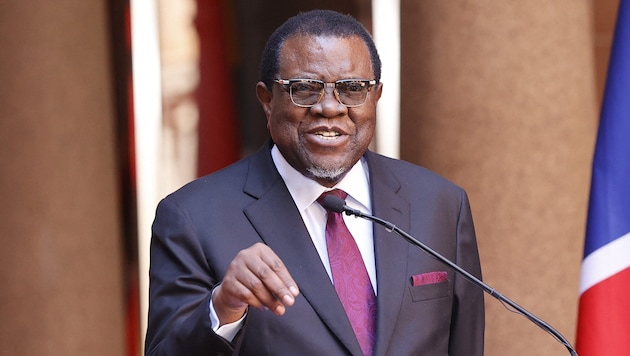 Hage Geingob (Bild: AFP)