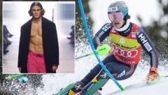 Macht auch auf dem Laufsteg eine gute Figur: Ex-Slalom-Ass Lucas Braathen (Bild: GEPA pictures, instagram.com/pinheiiiroo)