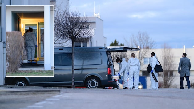 Polis, ölen üç kişinin de Avusturya vatandaşı olduğunu duyurdu. Pazar günü kanıtlar analiz edildiğinde daha fazla bilgi verilecektir. (Bild: APA/MAX SLOVENCIK, Krone KREATIV)