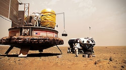 Der deutsche Ex-Astronaut Ulrich Walter rechnet mit einer Landung von Menschen auf dem Mars (das Bild zeigt eine künstlerische Illustration) gegen Ende der 2030er-Jahre. (Bild: NASA)
