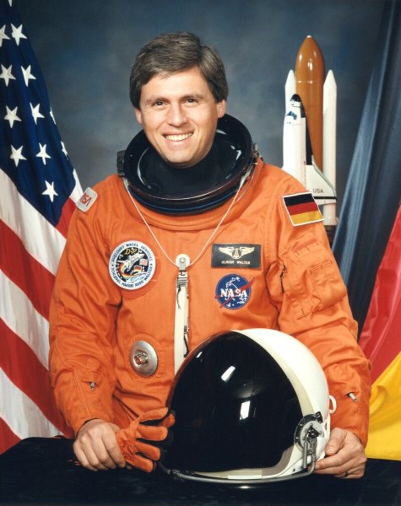 Ulrich Walter flog 1993 mit der US-Raumfähre „Columbia“ ins All. (Bild: NASA/ESA)