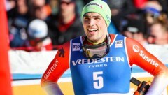 Der strahlende Sieger in Chamonix: Daniel Yule (Bild: GEPA pictures)